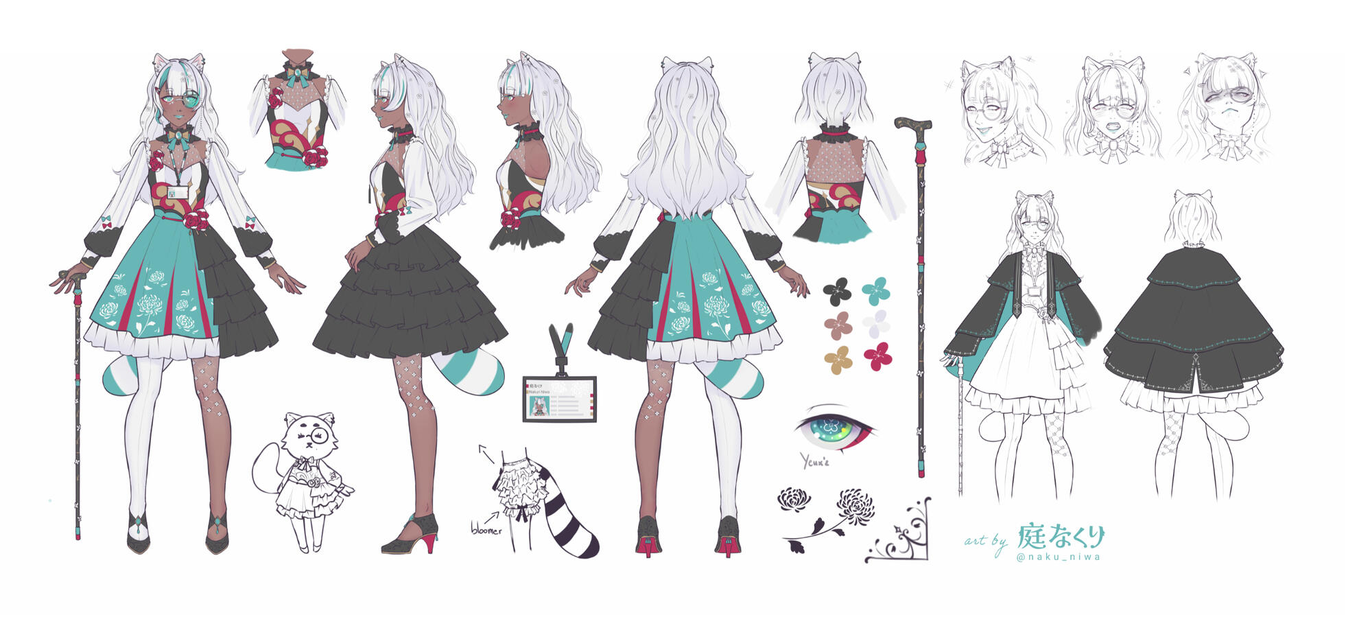 Nakuri Niwa character design