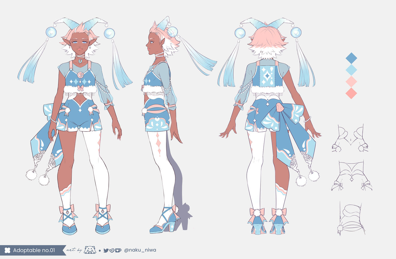 Cute goat Adoptable