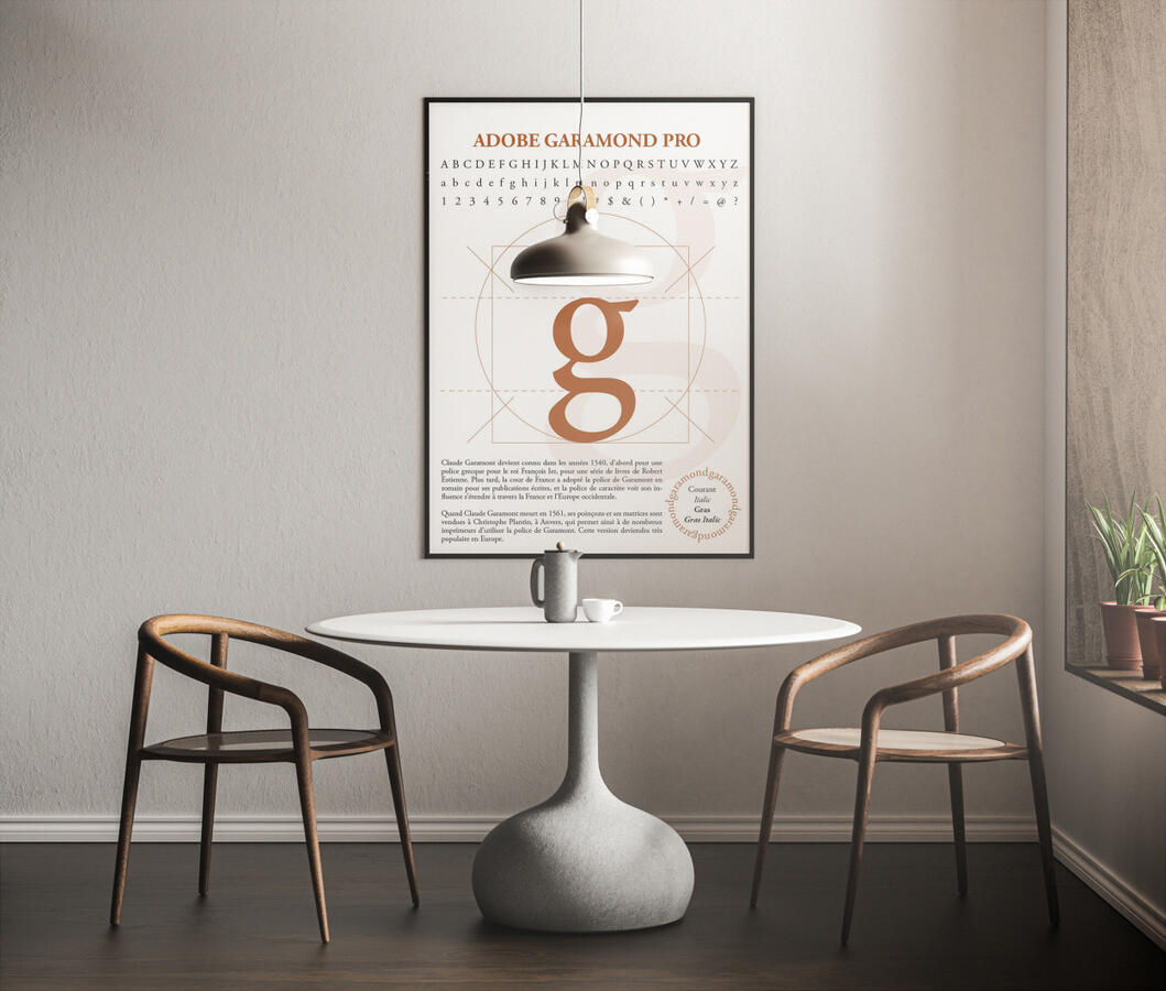 Garamond Typoghraphy Poster - 2019