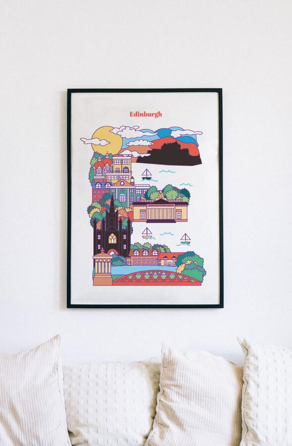 Edinburgh Tourism poster - 2020