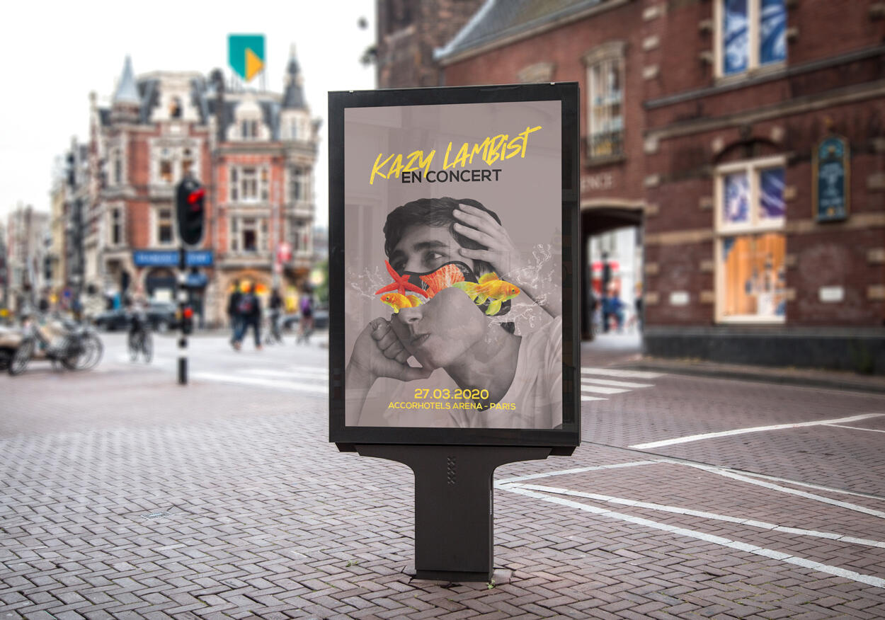 Kazy Lambist Concert poster - 2020