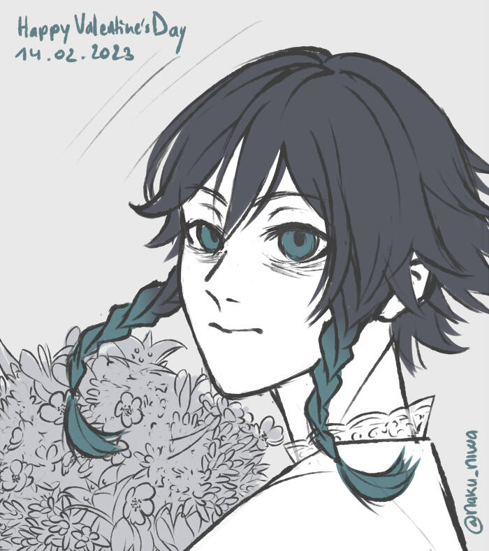 Genshin Venti 2024 St Valentine day