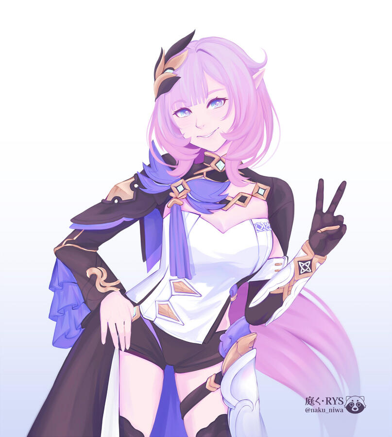 Elysia from Honkai Impact
